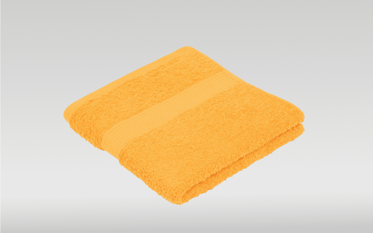 Handtuch in gelb