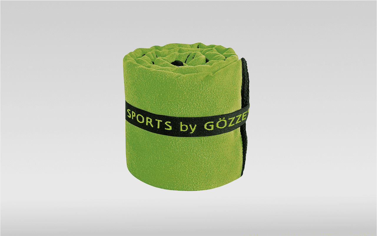 Sporthandtuch in grün